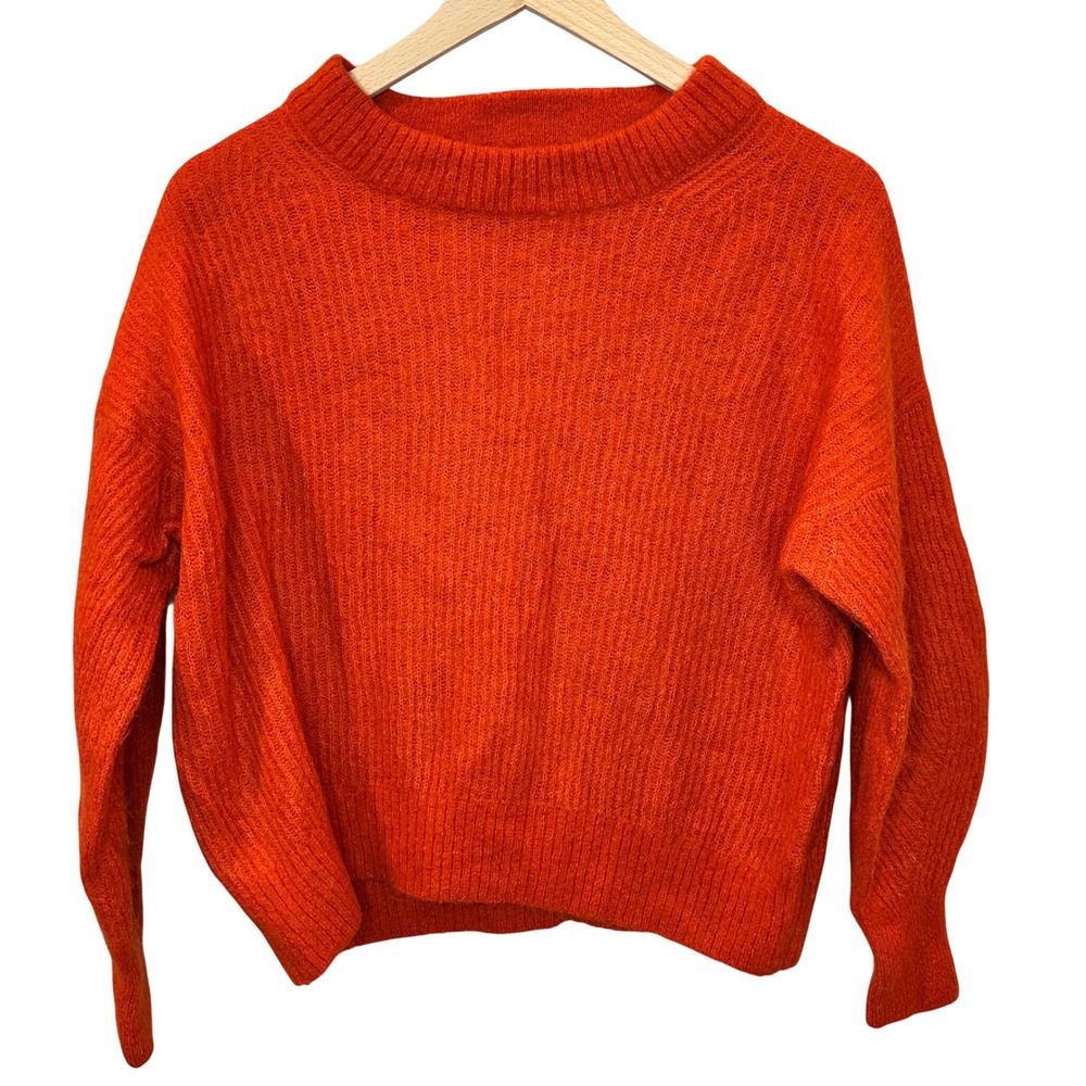 Everlane Orange Crewneck Sweater